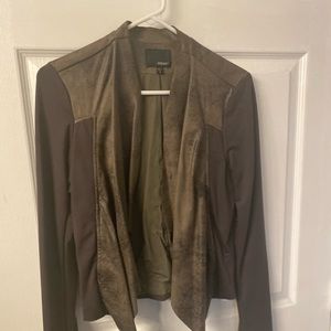 Edison faux leather stylish jacket